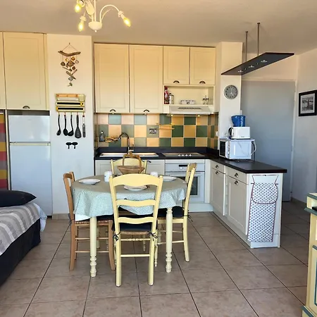 아파트 T2 Alcove A Gruissan, Plage, Piscine & Parking - Fr-1-796-41 *