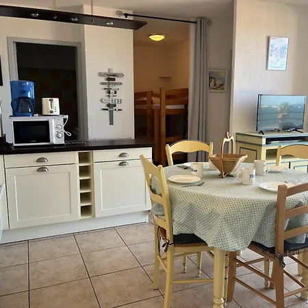 T2 Alcove A Gruissan, Plage, Piscine & Parking - Fr-1-796-41 아파트 그륏상