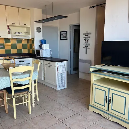 T2 Alcove A Gruissan, Plage, Piscine & Parking - Fr-1-796-41 아파트 그륏상